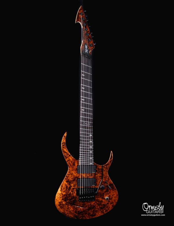 OUT OF STOCK Artist Series Rusty Cooley RC-One GTR - Orange Marblizer